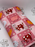 MISC - PINK FARM SQUARES