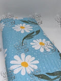 MISCF- BLUE FLORAL - RIB