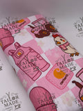 LAVEE - CART PINK CHECK FARM - RIB