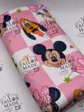DYMF - PINK CHECKERED MOUSE STARS