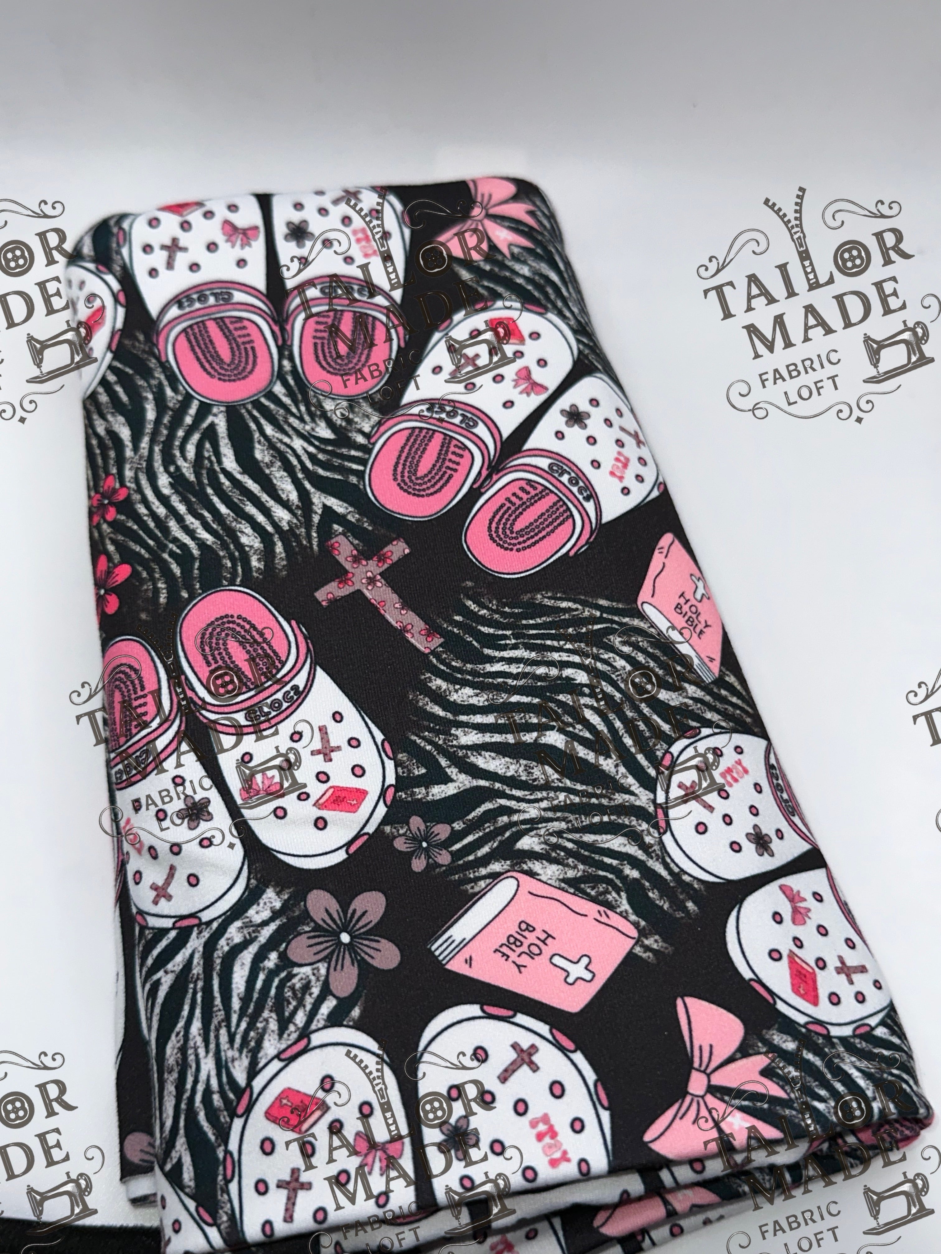 MISC - HOLY BIBLE CROC PINK