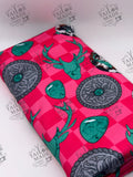 WES - PINK CHECK JADE REINDEER