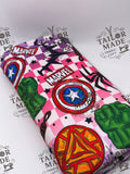 KS - PINK CHECKERED HEROS