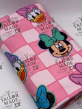 DYMF - PINK CHECKERED GIRL HEADS