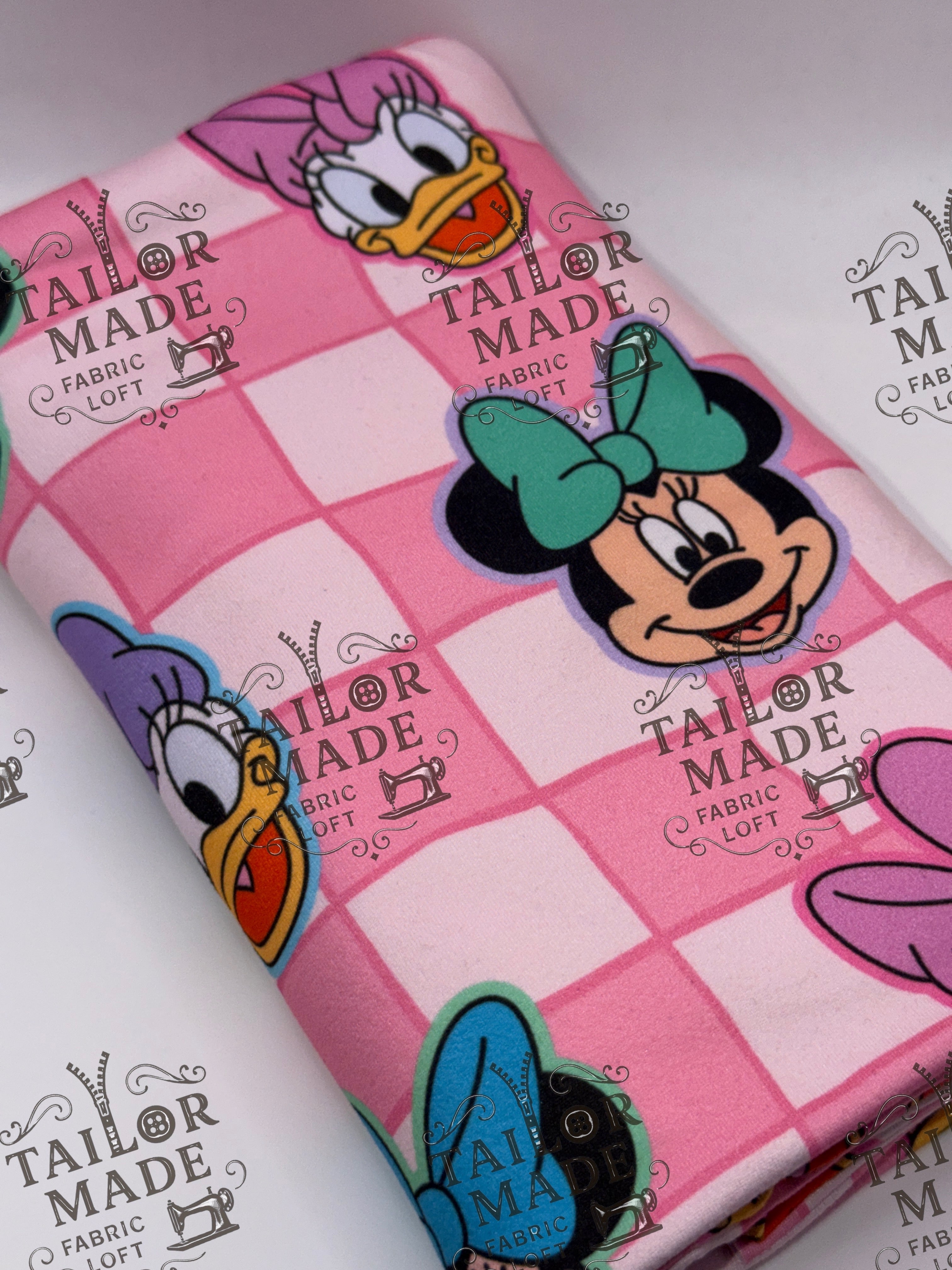 DYMF - PINK CHECKERED GIRL HEADS