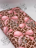 MISC - CHEETAH PINK BOW