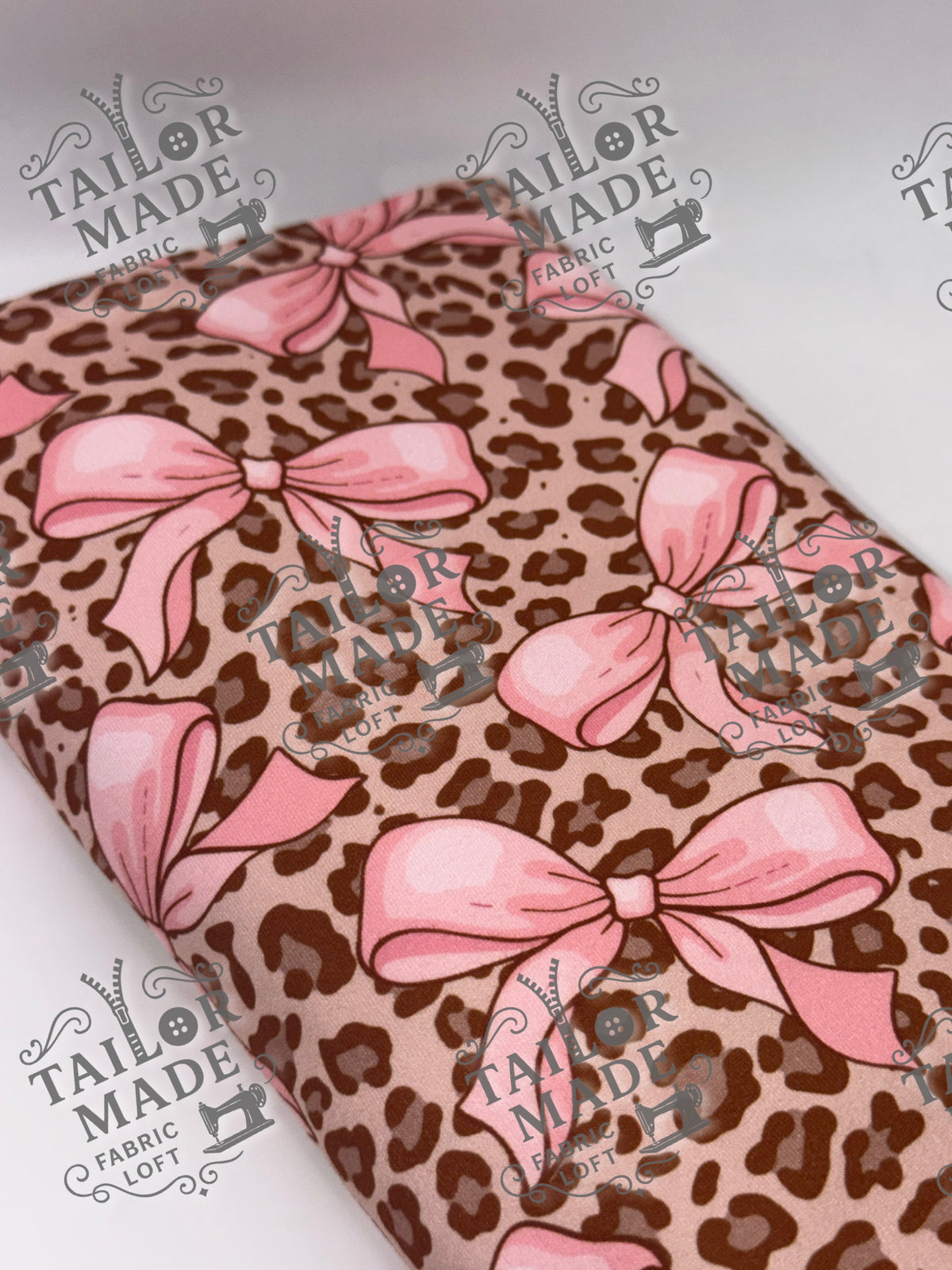 MISC - CHEETAH PINK BOW