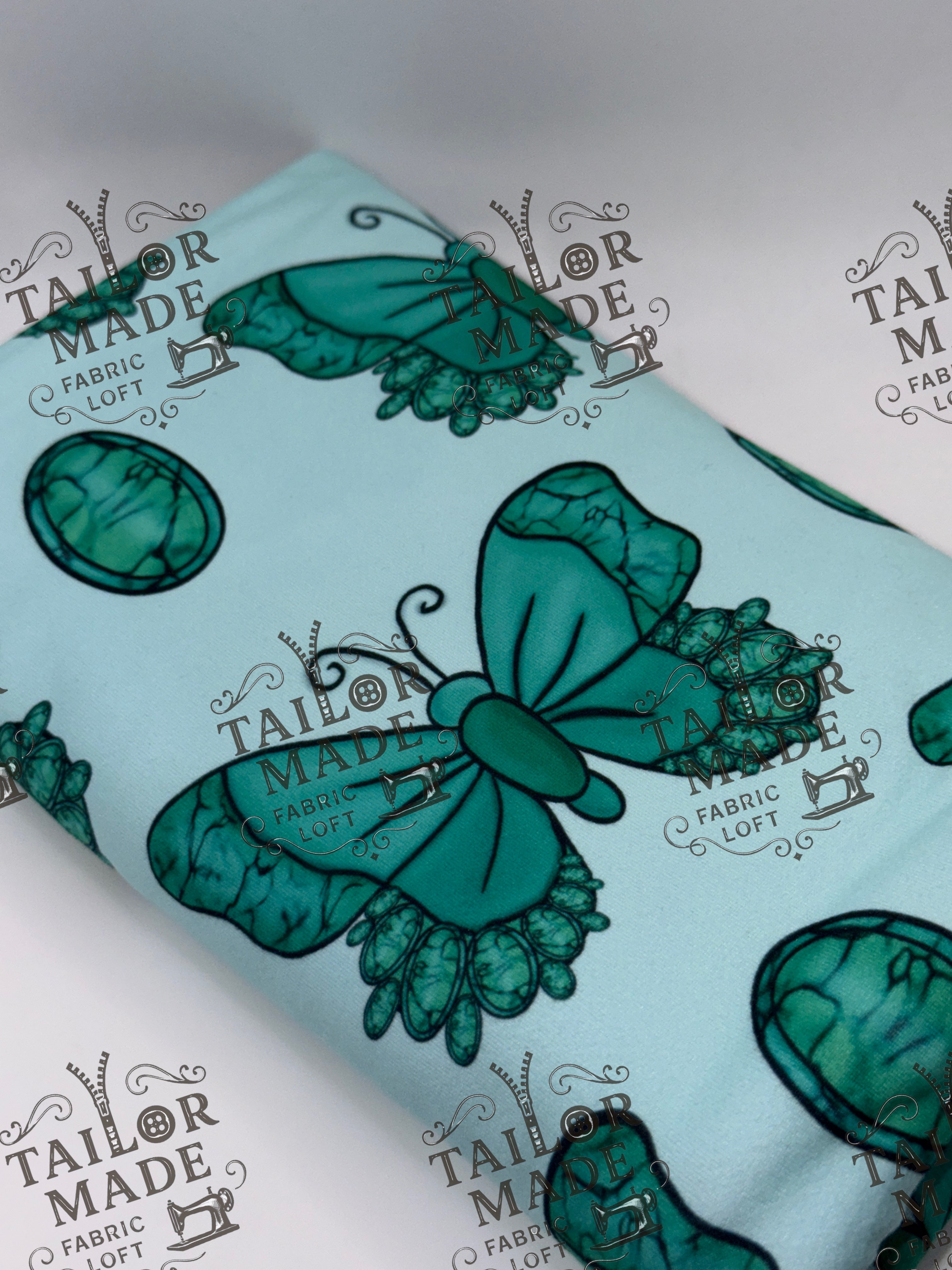 WES - TEAL BUTTERFLY JADE