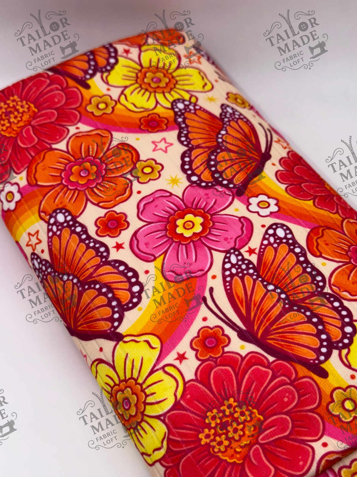 MISCF - FLORAL RAIMBOW BUTTERFLY - RIB