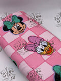 DYMF - PINK CHECK MOUSE HEADS