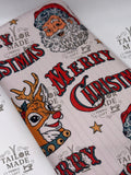 HOL -MERRY CHRISTMAS REINDEER - RIB