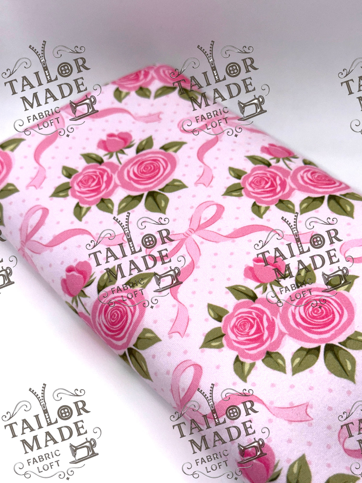 MISCF - PINK ROSE RIBBON BOWS