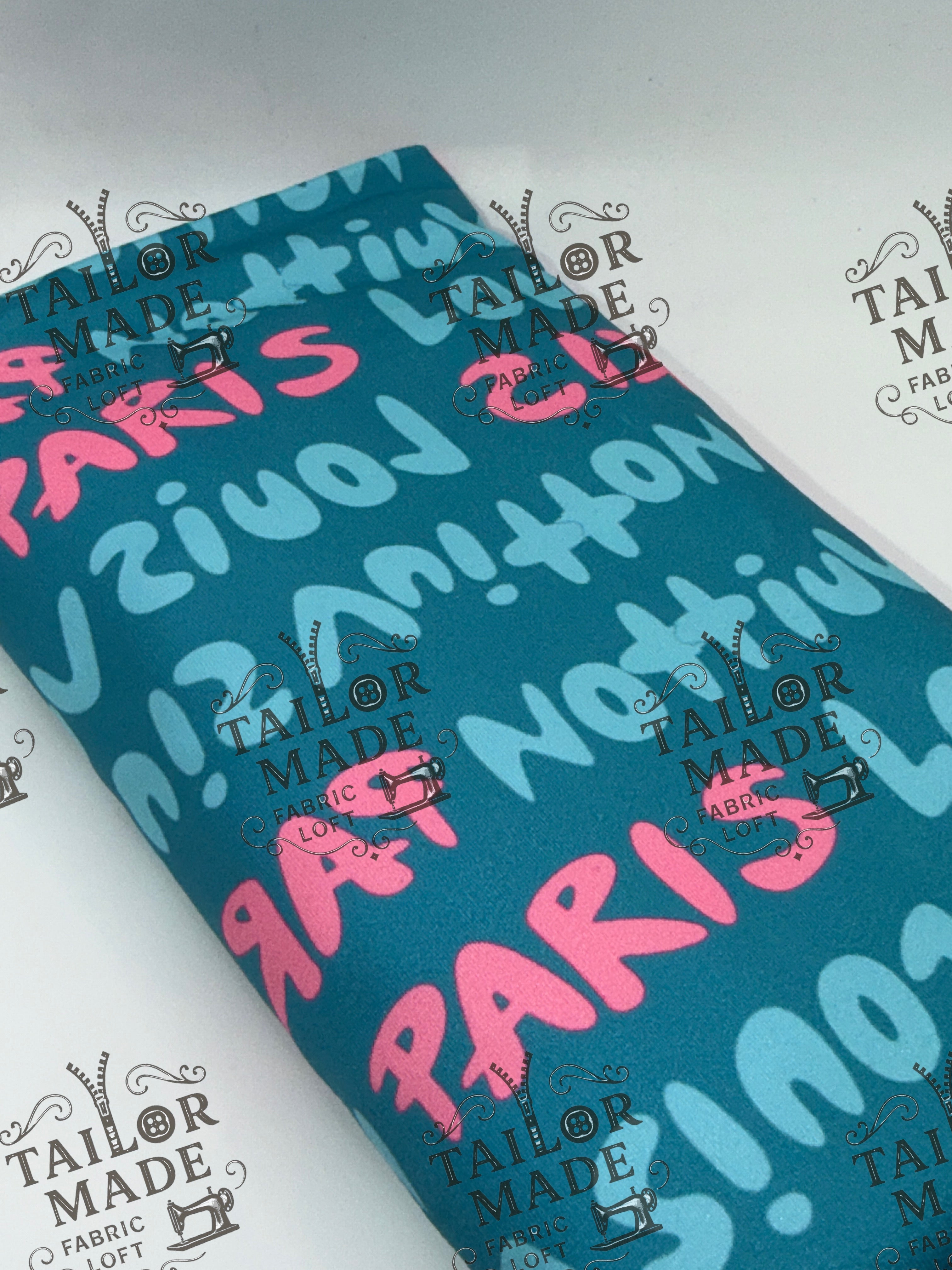 LAVEE - BOUJEE TEAL / PINK GRAFFITI