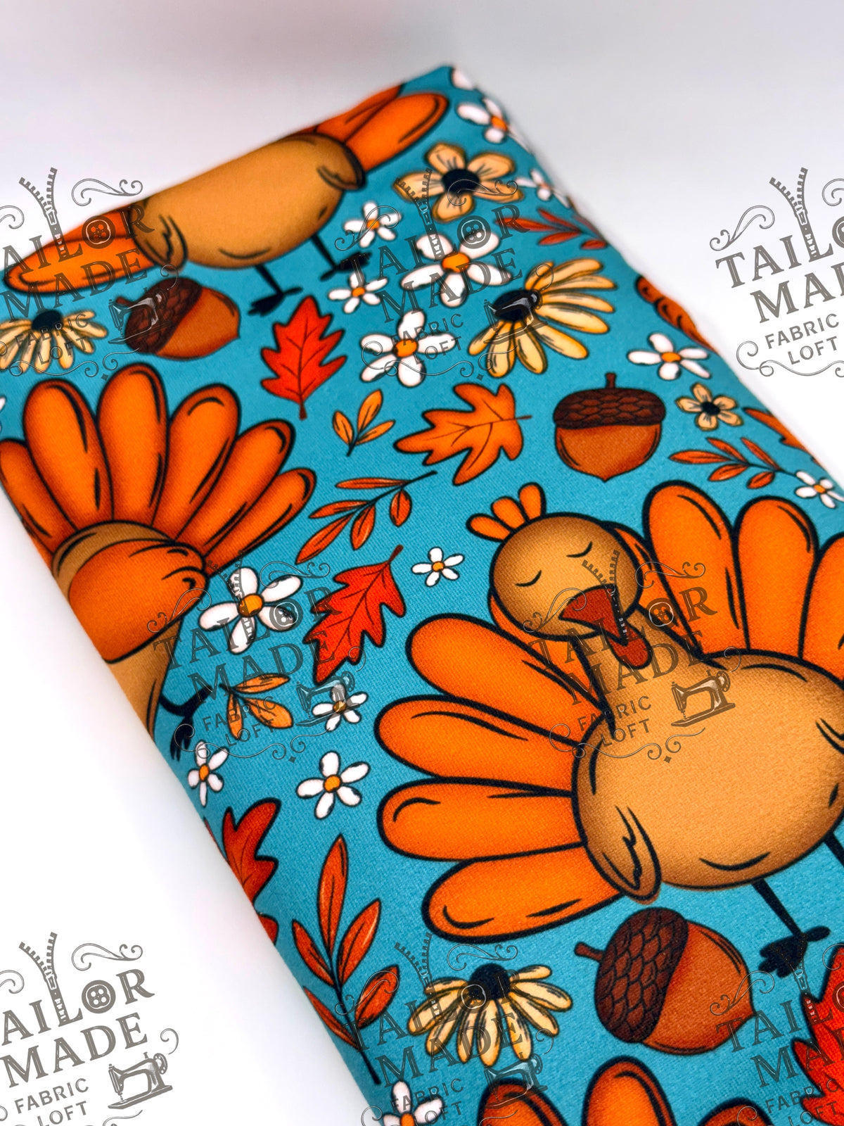 HOL - TEAL TURKEY LEAVES