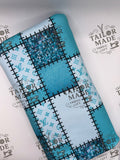 LAVEE- TEAL PATCHWORK