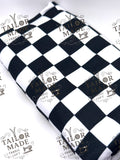 COOR - BLACK AND WHITE CHECKERED