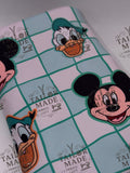 DYMF - GREEN CHECKERED MOUSE HEADS