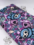 HOL - PURPLE CHECK CRITTER FLORAL