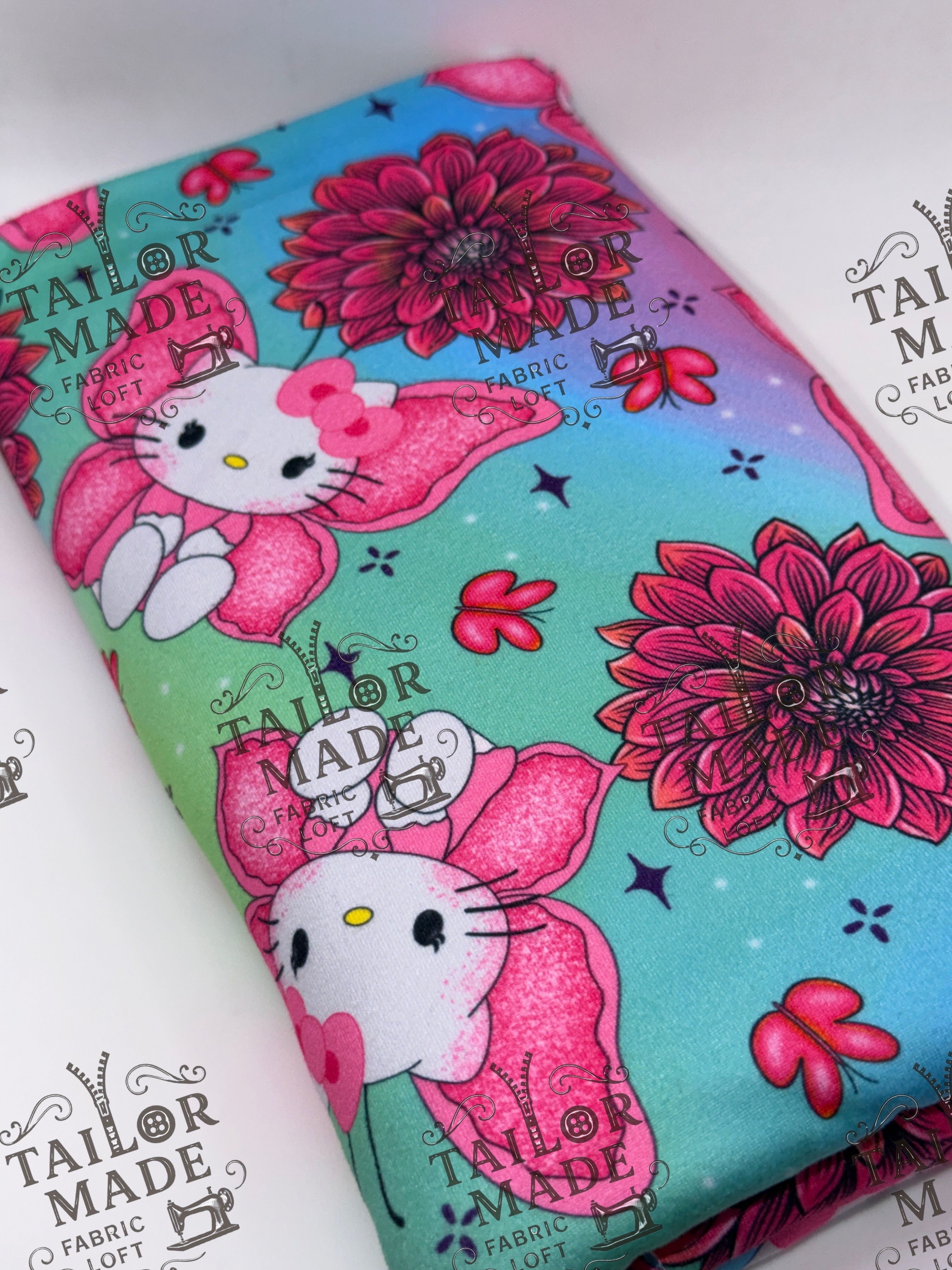 KS - KITTY FLORAL BUTTERFLY