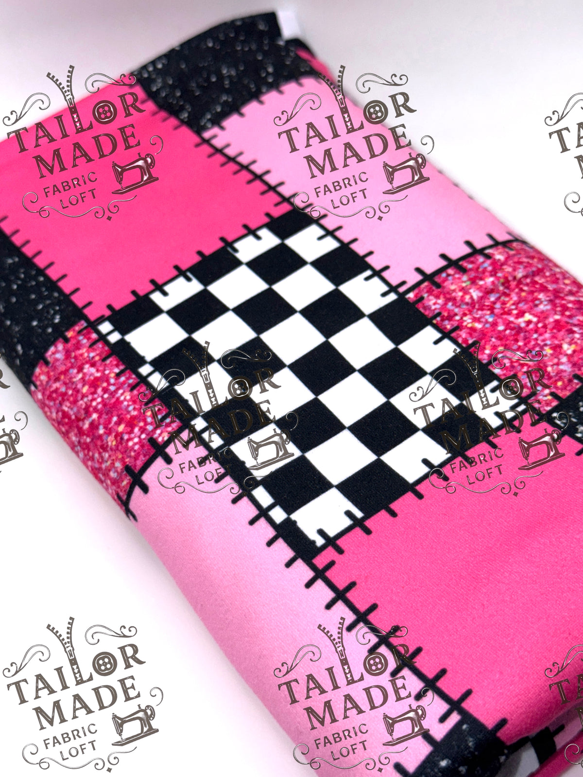 MISC - PINK CHECK PATCHWORK