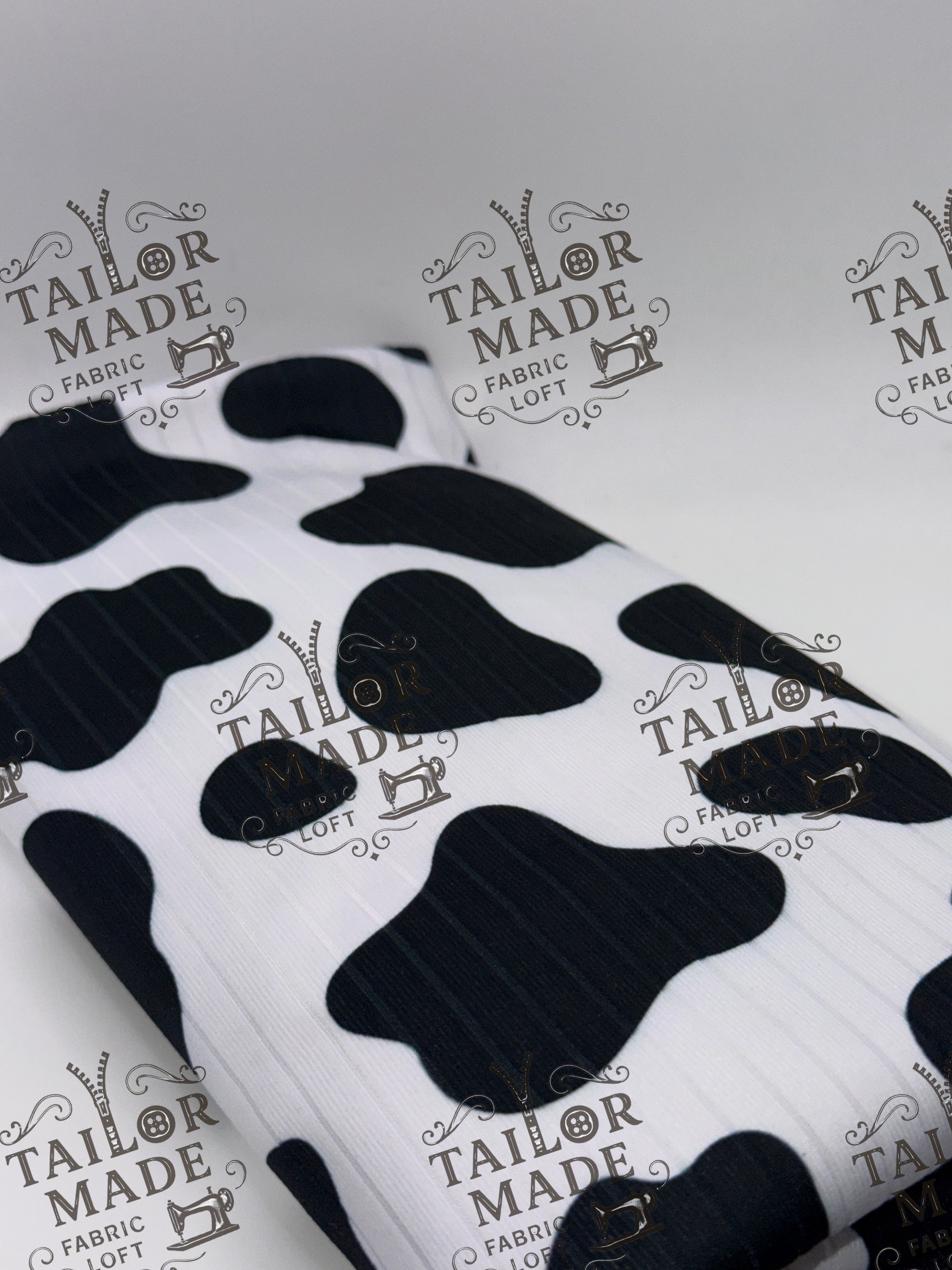 COOR - COW PRINT - RIB