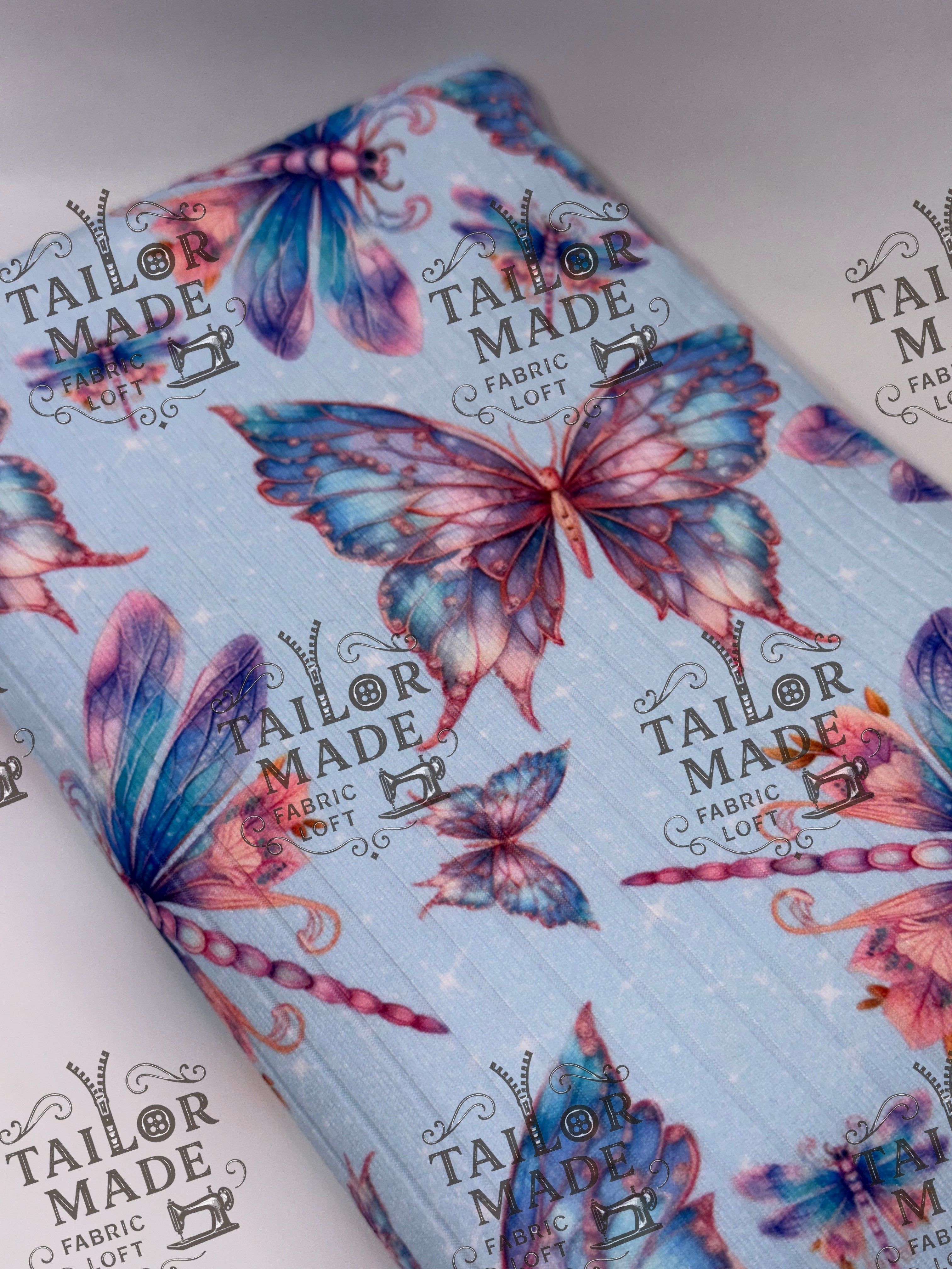 MISC - PASTEL BUTTERFLY - RIB
