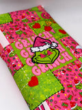 HOL - HOT PINK GREEN GUY - RIB