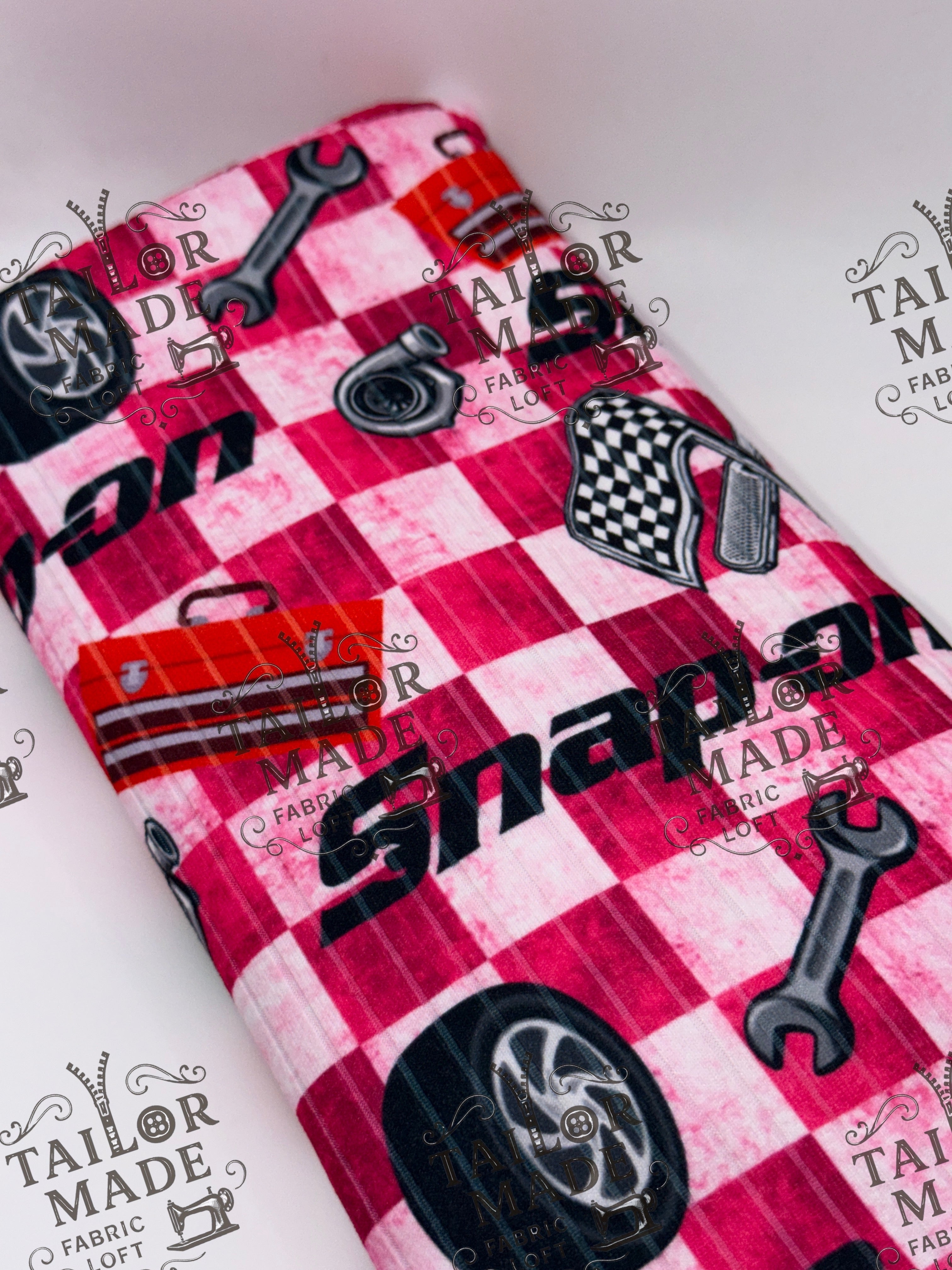 LAVEE - PINK CHECKERED SNAP - RIB