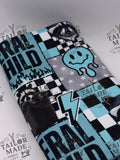 KS - BLUE FERAL CHILD PATCHWORK