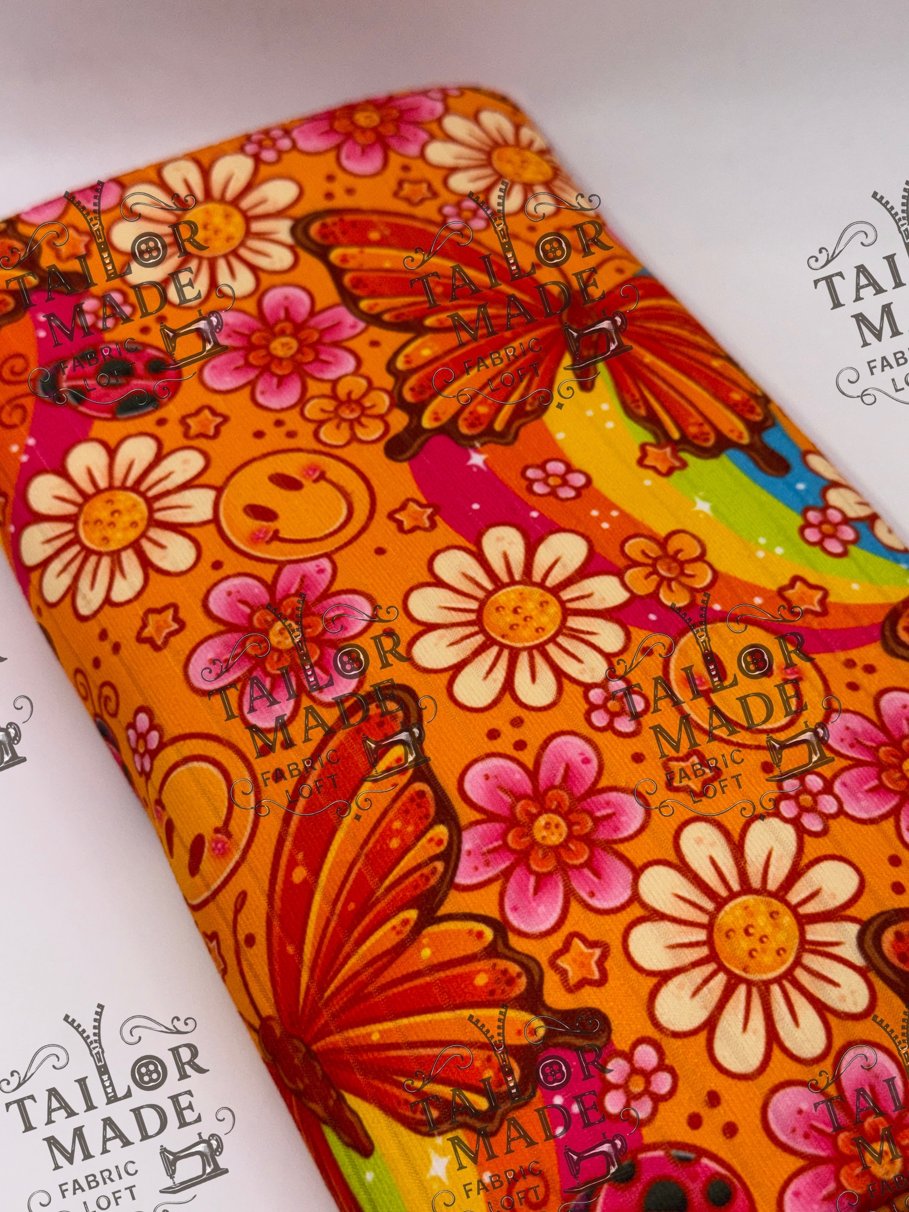 MISCF - FLORAL BUTTERFLY - RIB