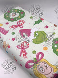 HOL - GREEN GUY STARS AND CANDY CANES