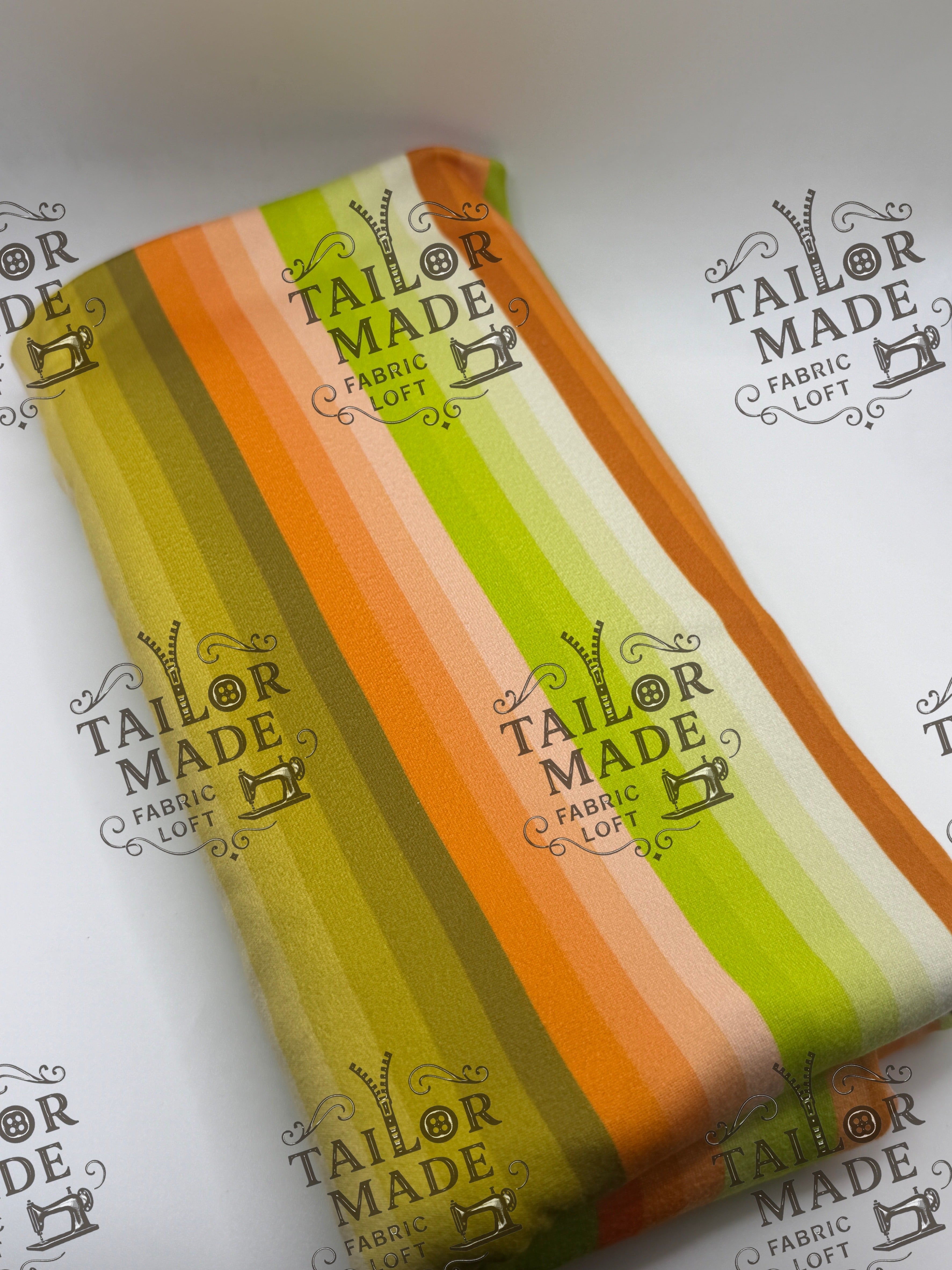 COOR - GREEN ORANGE STRIPE