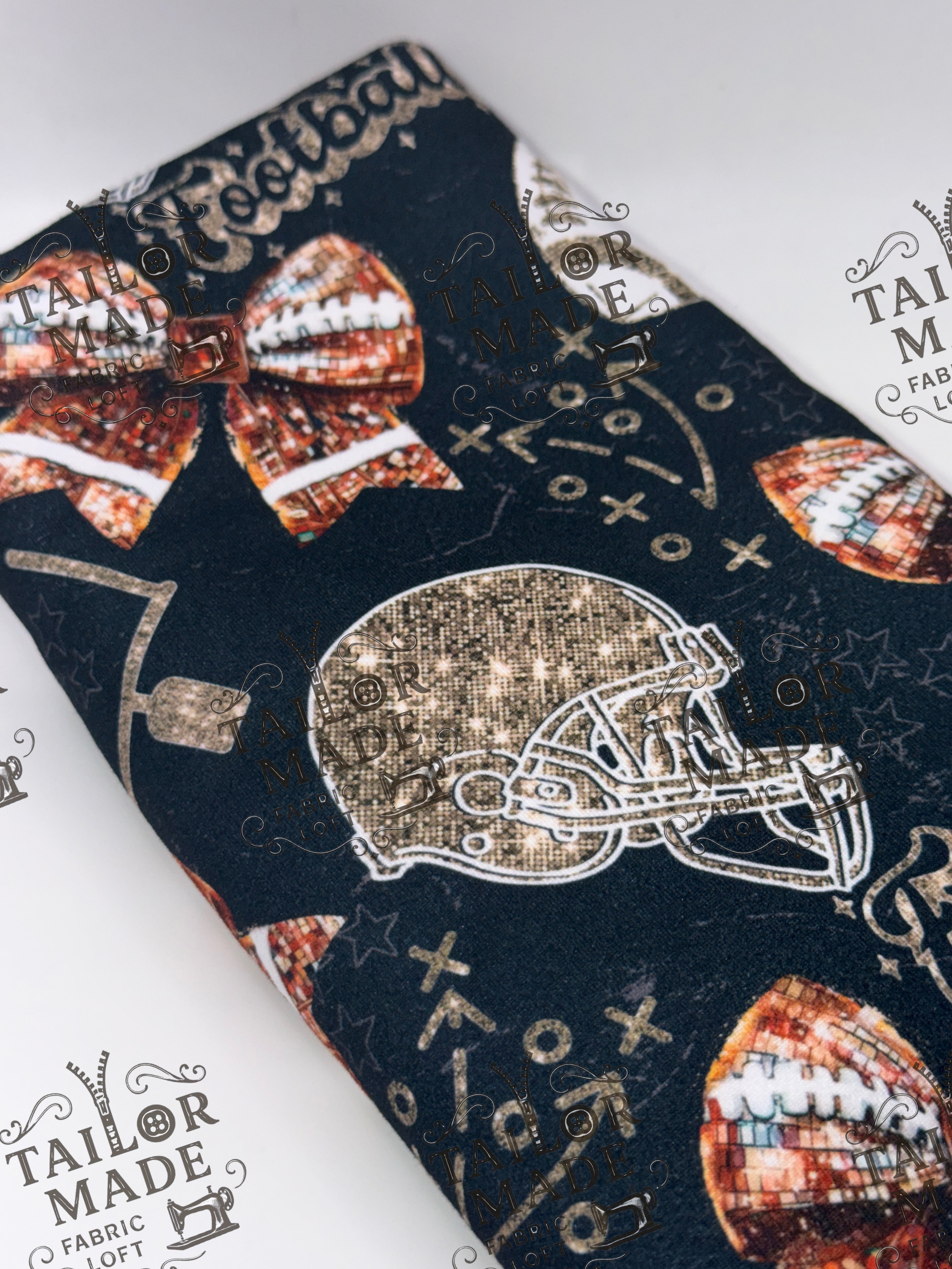 F/S/A - SPARKLE BOW FOOTBALL