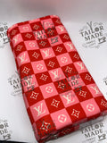 LAVEE - RED AND PINK CHECKERED BOUJEE