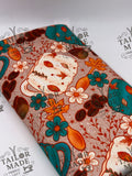 HOL - TEAL FLORAL FALL MUG - RIB