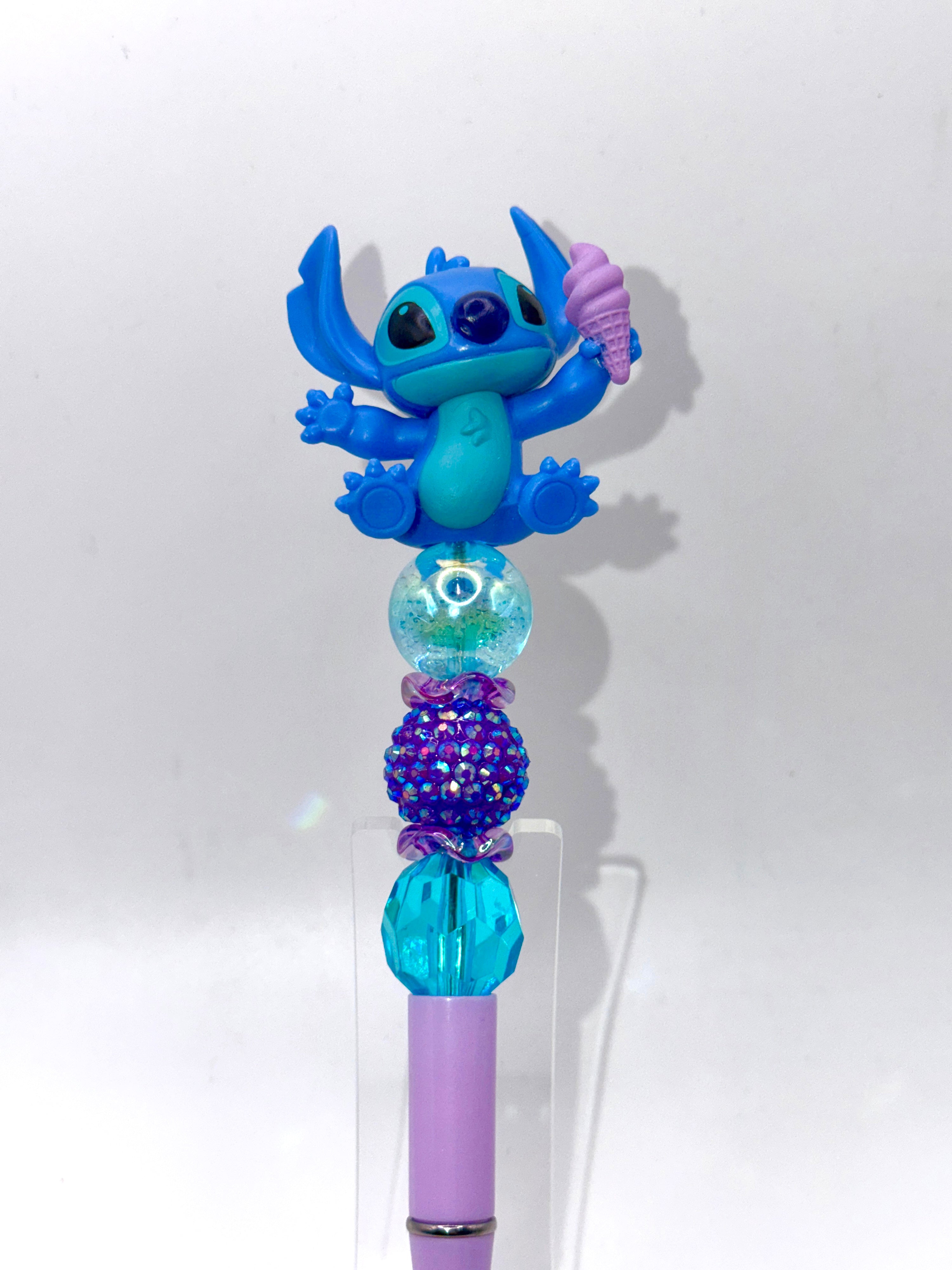 CUSTOM PENS - BLUE ALIEN ICE CREAM