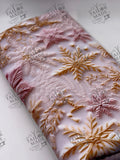 HOL - PINK AND GOLD SNOWFLAKE