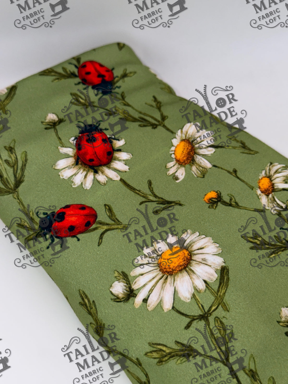MISCF- FLORAL GREEN LADY BUG