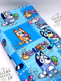 KS - BLUE DOG PATCHWORK ICE CREAM