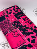 LAVEE - HOT PINK CART COW PATCH