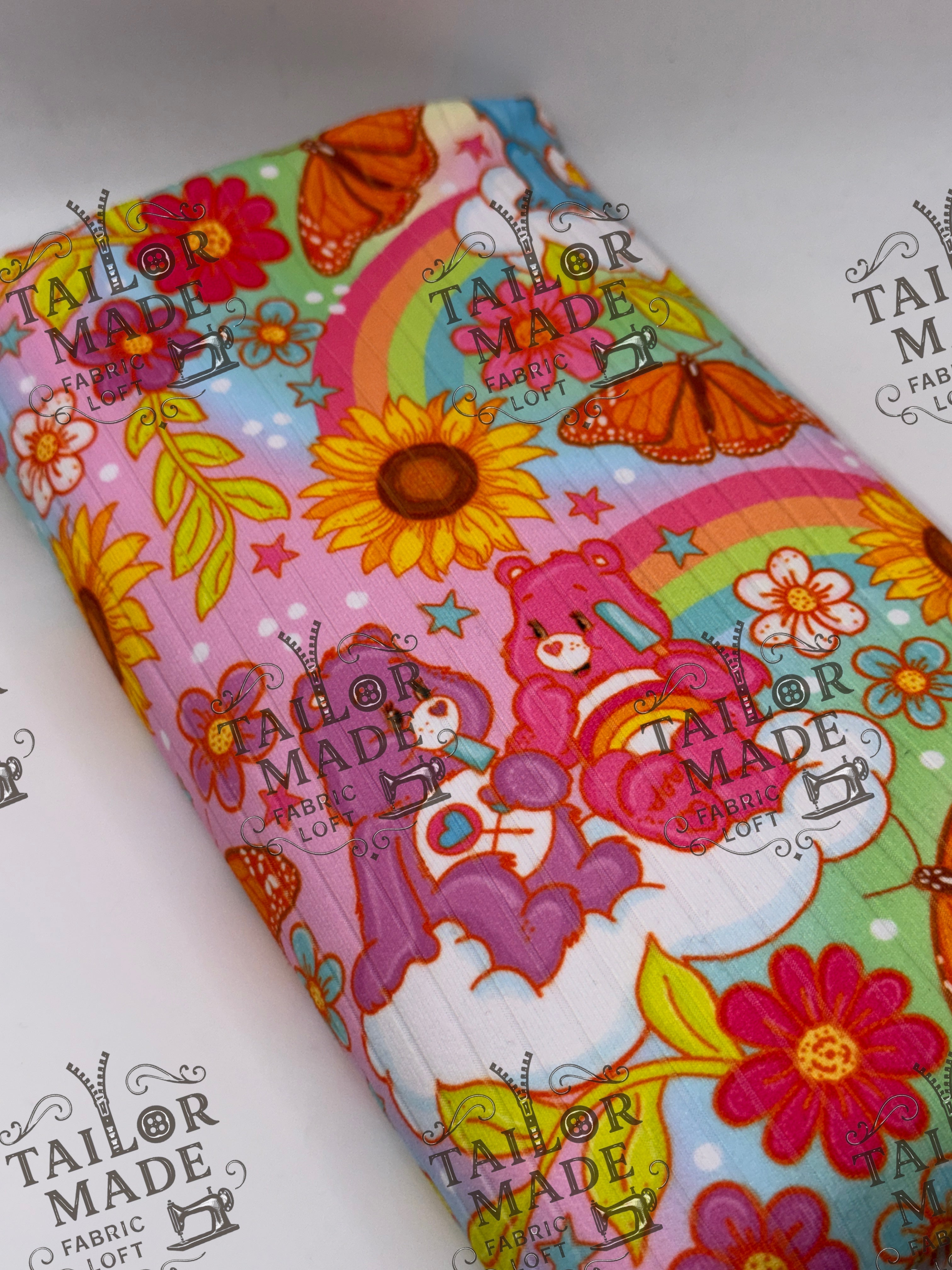 KS - FLORAL BEARS THAT CARE - RIB