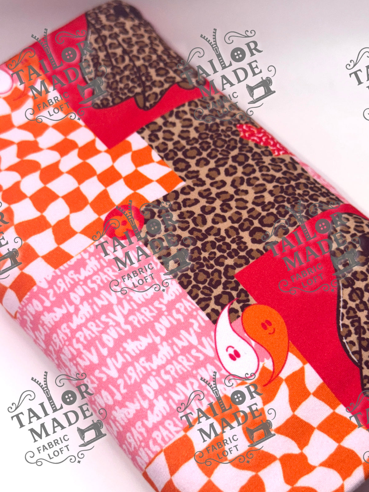 LAVEE - BOUJEE CHEETAH ORANGE PATCHWORK