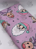 HOL - LAVENDER SANTA FRIENDS