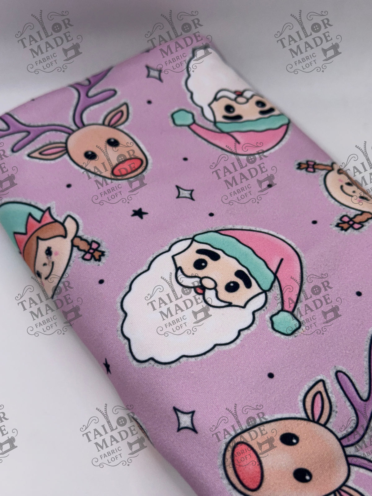 HOL - LAVENDER SANTA FRIENDS