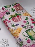 MISCF - CHICKEN FLORAL WATER POT