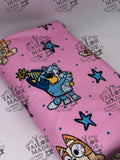 KS - BLUE DOG PINK BIRTHDAY STARS