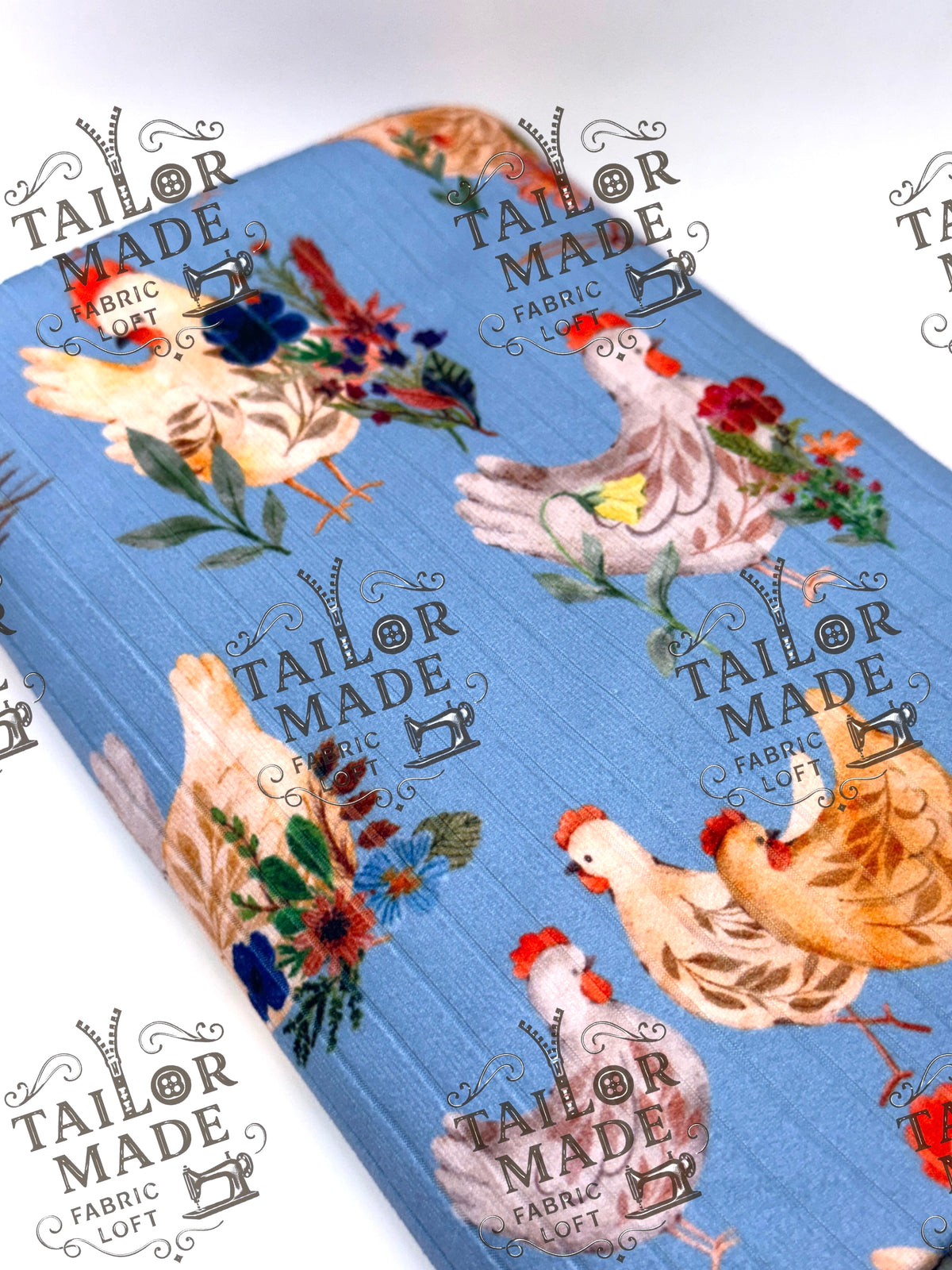 MISC - VINTAGE BLUE CHICKENS - RIB