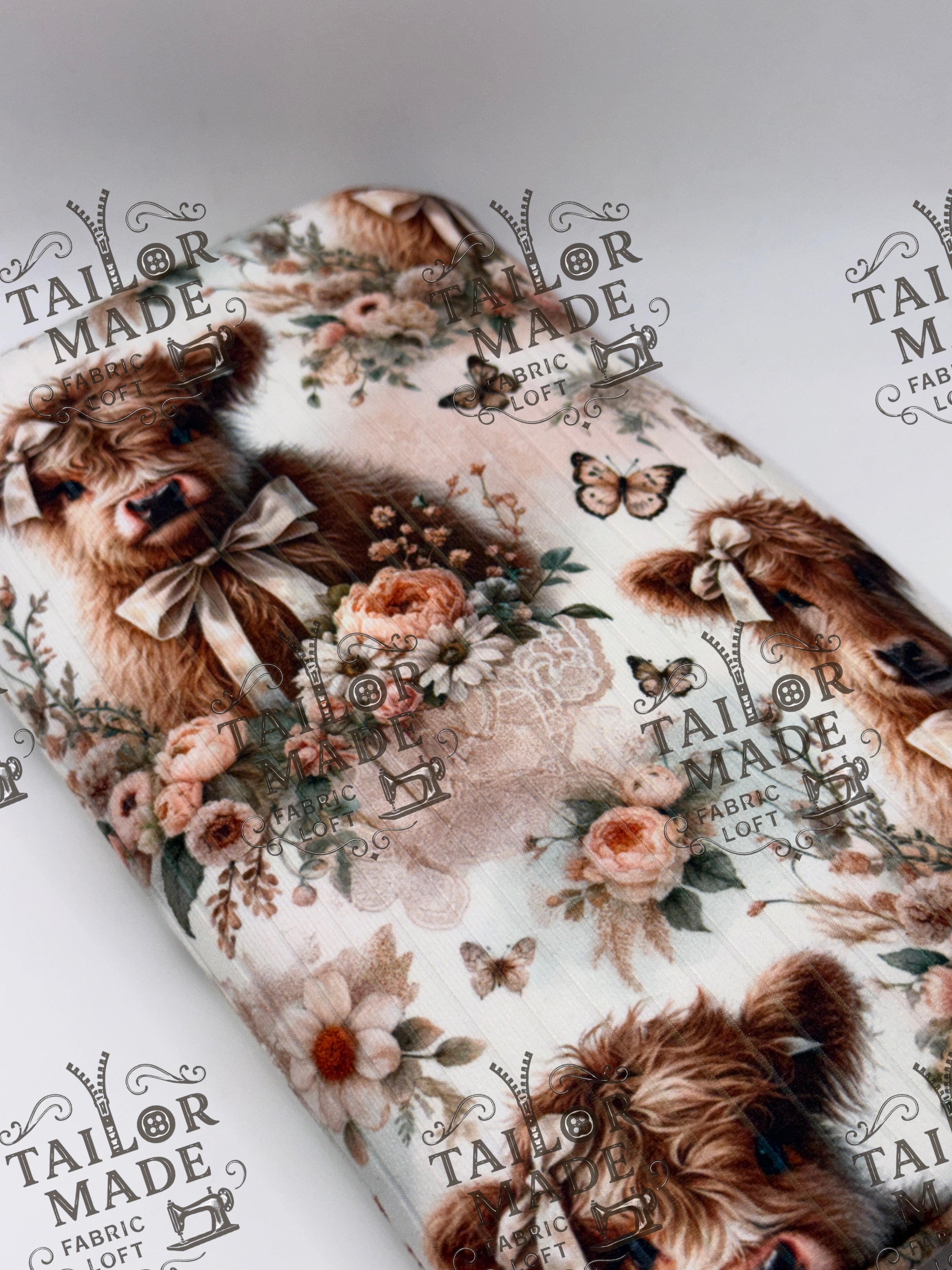 MISCF - FLORAL HIGHLAND BUTTERFLY - RIB
