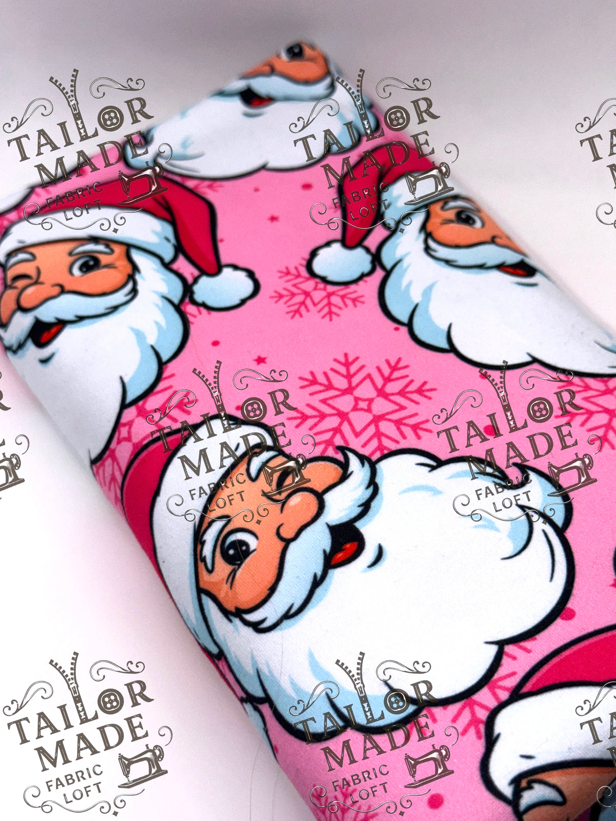 HOL - PINK SANTA SNOWFLAKE