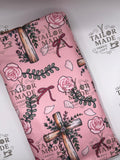 MISC- PINK FLORAL CROSS